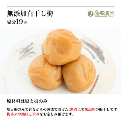 選べる3種の紀州南高梅（白干し梅・紫蘇と塩のみで漬けた紀州南高梅 しそ梅・かつお梅）250g 全国送料無料